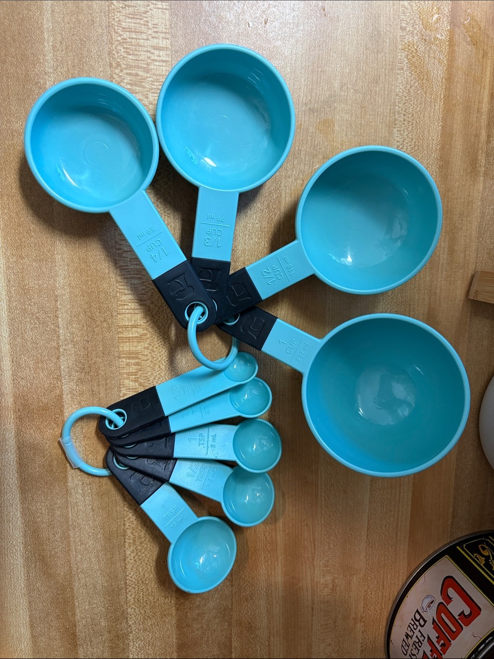 Turquoise KitchenAid Measuring Cup and Spoon Set